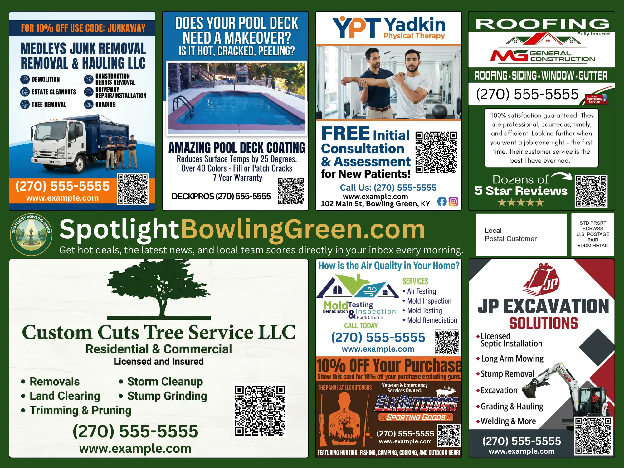 Example Community Mailer — 9x12 printed flyer