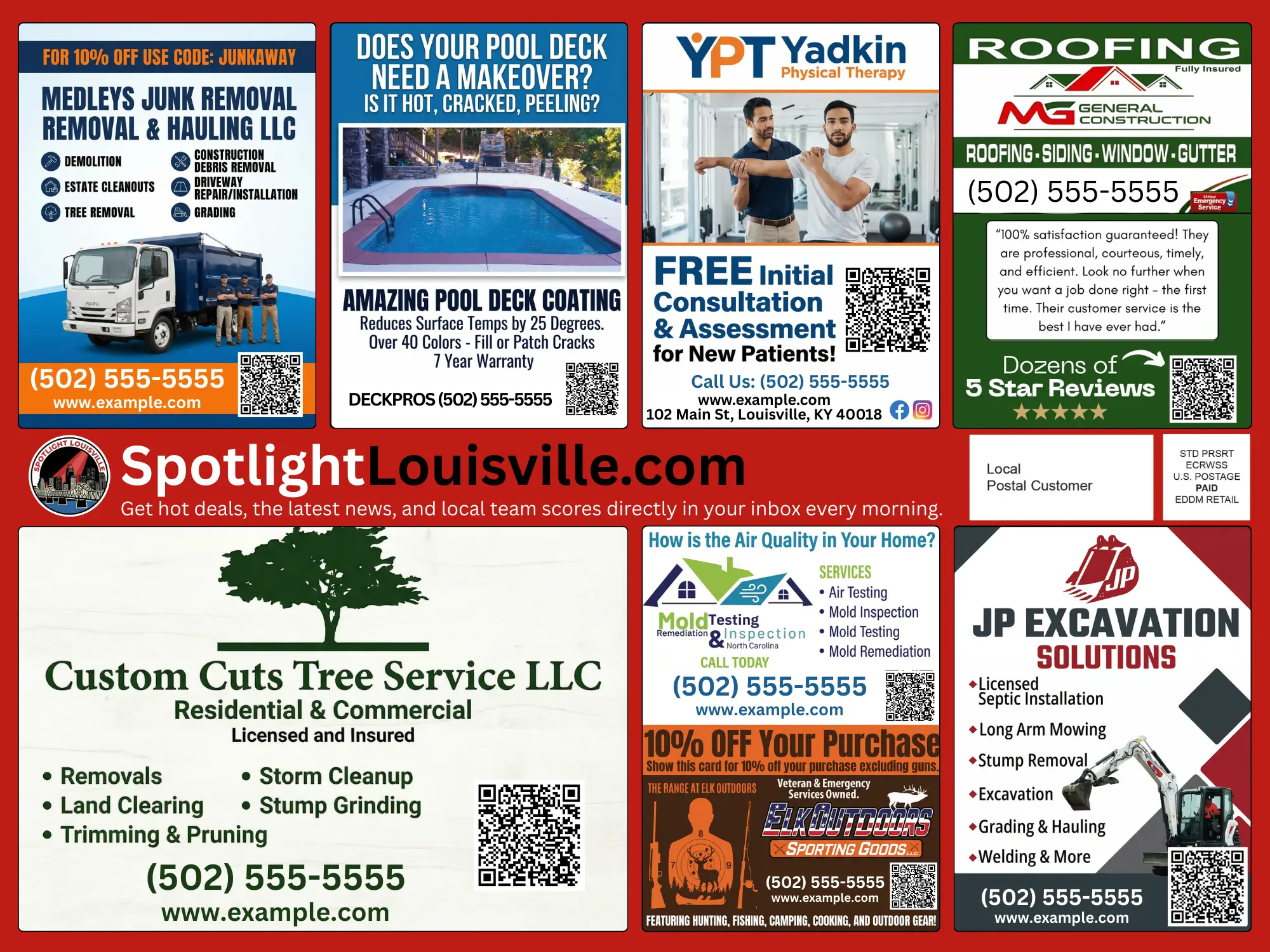 Example Community Mailer — 9x12 printed flyer